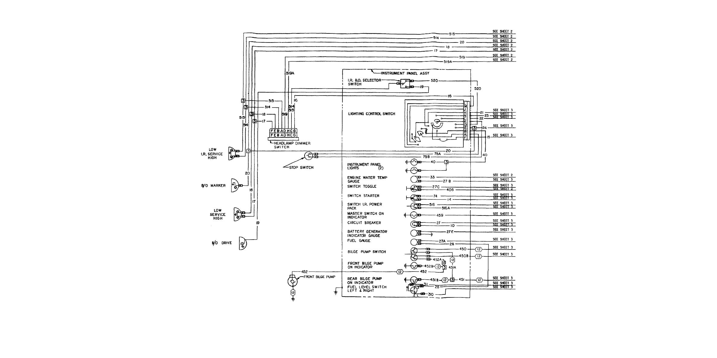 M1064 ELECTRICAL WIRING DIAGRAM (200 AMP) -825760745